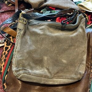 Coach Suede Crossbody/shoulder bag